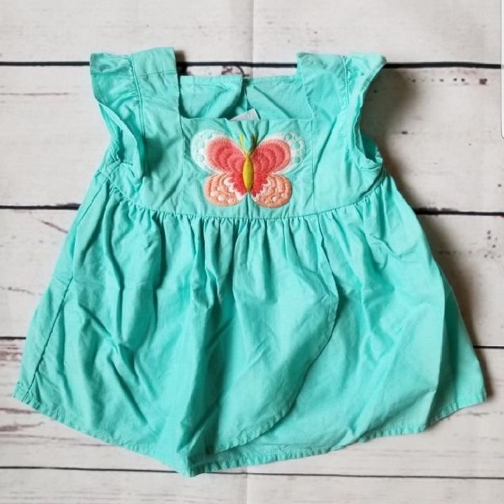 4/$20 Gymboree Embroidered Butterfly Top
